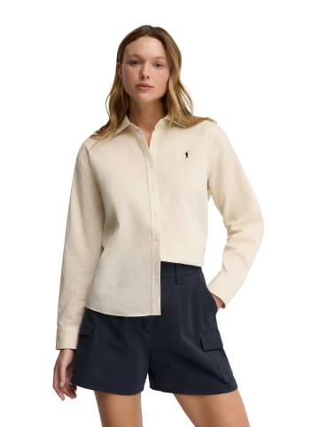 Polo Club Hemd RIGBY GO LOOSE COTTON LINEN W in Creme