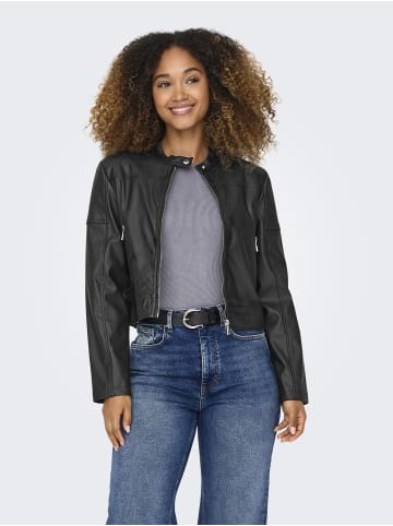 ONLY Kunstlederjacke in Black