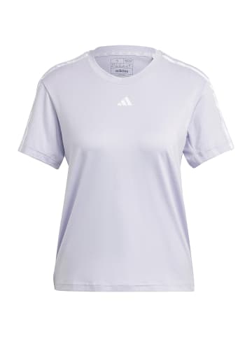 adidas Performance Trainingsshirt Train Essential 3 Stripes in silber / weiß