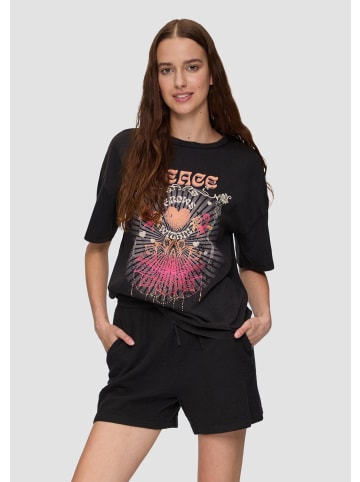 QS T-Shirt in 99D0_schwarz