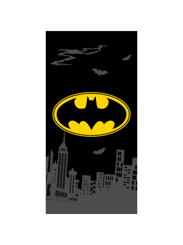 Batman Batman Strandtuch Badetuch 70×140 cm Baumwolle in Mehrfarbig