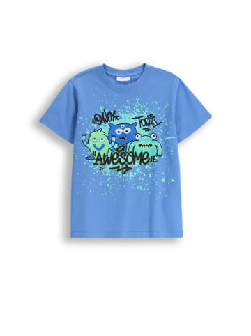 Coccodrillo T-shirt mit kurzem Ärmel in kobaltblau