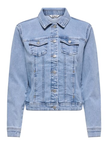 ONLY Jeansjacke in Light Blue Denim