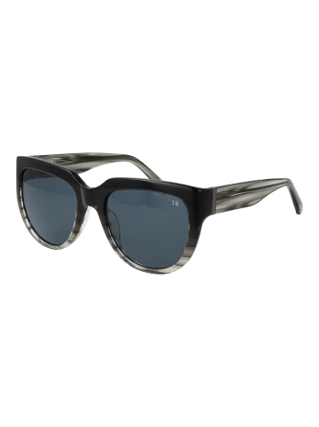 Botaniq Frauen Sonnenbrille Panto Schwarz