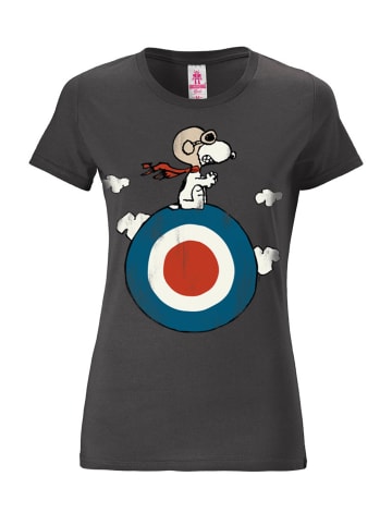 Logoshirt T-Shirts Peanuts - Snoopy in grau