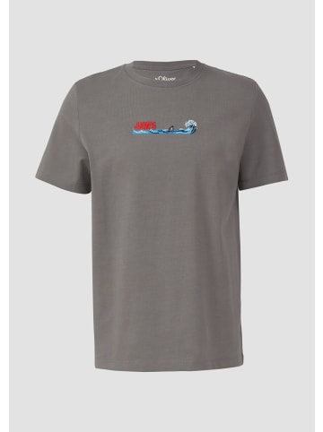 s.Oliver T-Shirt in 94D6_grau meliert
