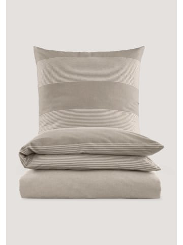 Hessnatur Biber Bettwäsche-Set Seon in beige