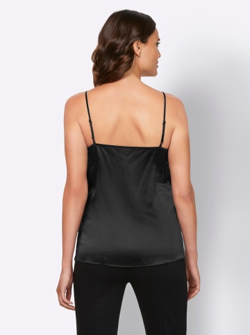 Heine Spitzentop in schwarz