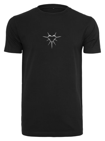Mister Tee Mister Tee Herren Spike Heart EMB Tee in black