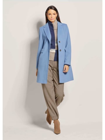 MADELEINE Trenchcoat mit Reverskragen in gletscherblau