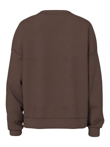 Pieces Sweatshirt in Hot Fudge