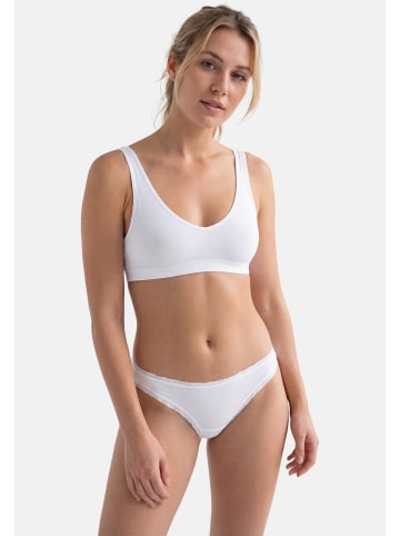 Conta Rio Slip Modal in Weiß / schwarz