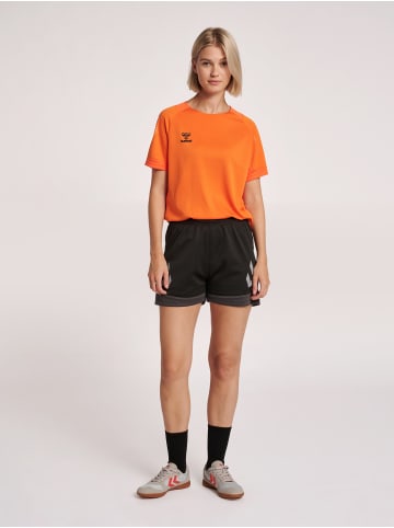 Hummel T-Shirt Hmllead Damen in ORANGE TIGER