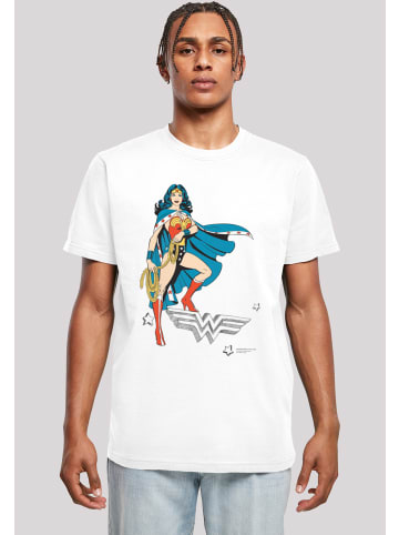 F4NT4STIC T-Shirt DC Comics Wonder Woman Standing Logo in weiß