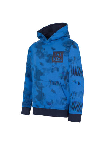Trollkids Hoodie Lifjell in medium blue/navy