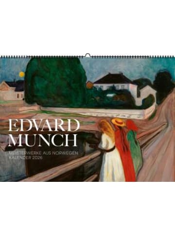 Favoritenpresse Kalender - Edvard Munch. Wandkalender 2026