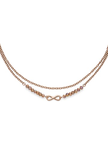 s.Oliver Fußkette Infinity Beads in roségold