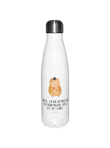 Mr. & Mrs. Panda Thermosflasche Hamster Hut mit Spruch in Weiß