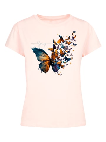 F4NT4STIC Ladies Box T-Shirt Schmetterling in pink