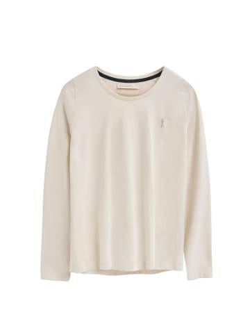 Polo Club Langarmshirt in Ecru