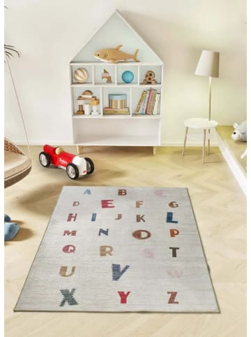 Atticgo Waschbarer Kinderteppich CANDY in mehrfarbig