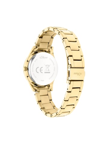 s.Oliver Quarzuhr SO-4490-MQ in Gold