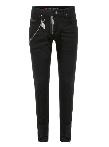 Cipo & Baxx Jeanshose CD675 in BLACK