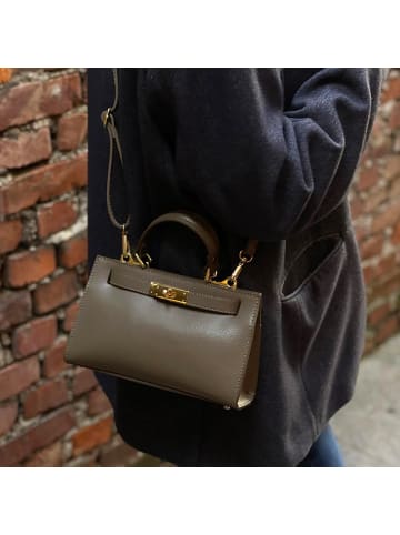 Florence Leder Umhängetasche Florence Tasche beige ca. 23cm