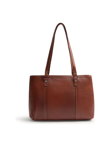 The Chesterfield Brand Alverino Schultertasche Leder 38 cm Laptopfach cognac