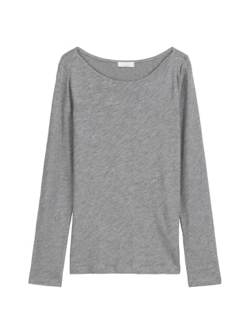 Marc O'Polo U-Boot-Longsleeve regular in Light Grey Melange