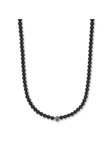 Tom Tailor Halskette Edelstahl, Lack in Silber