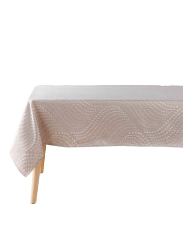 Douceur d’Intérieur Wachstuch Tischdecke BILLY, Polyester in Beige, 140 x 240 cm