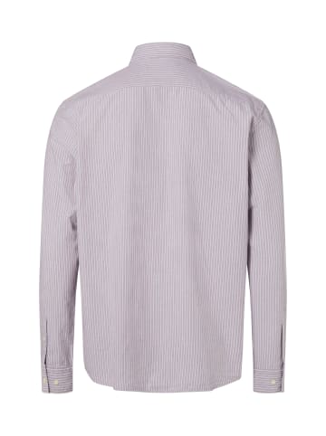 Marc O'Polo Hemd in flieder weiß - 0001