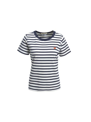 Smith&Soul REGULAR T-SHIRT INTERLOCK STRIPED in Marine