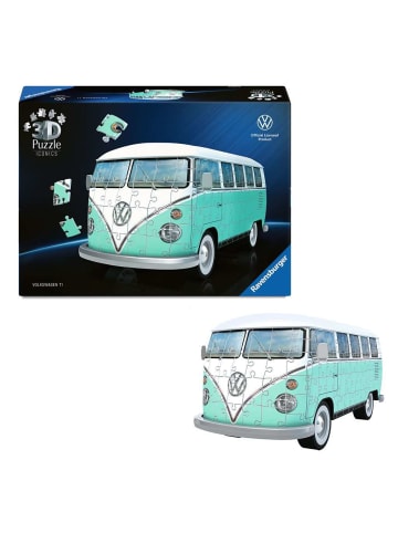 Ravensburger Ravensburger Puzzle 162 Teile Konstruktionsspiel Iconics: Volkswagen T1 in bunt