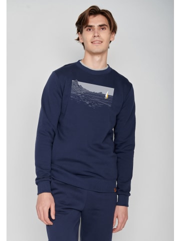 GreenBomb Sweatshirt Nature Cliffsail in Marineblau