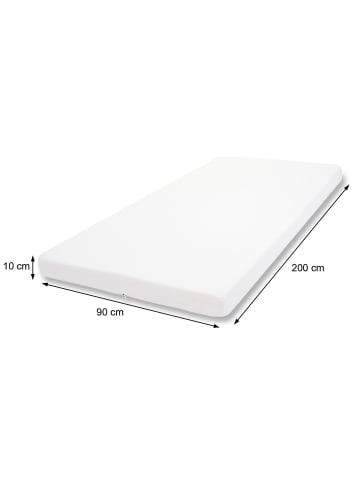 MCW Memoryfoam-Matratzentopper E63, 90x200cm Viscoschaum