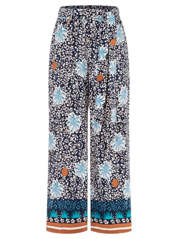 More & More Printhose in ornamental palmtree print with bordure