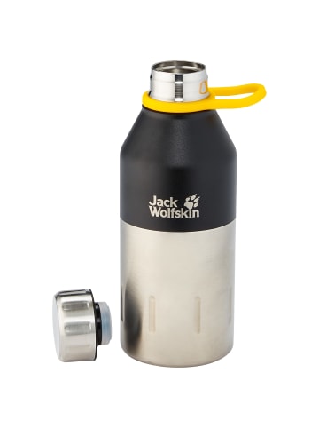 Jack Wolfskin Kole 350 ml Thermo - Trinkflasche in schwarz