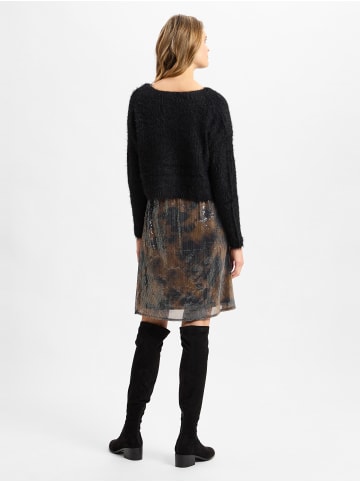 CARTOON Kleid in schwarz braun - 0001