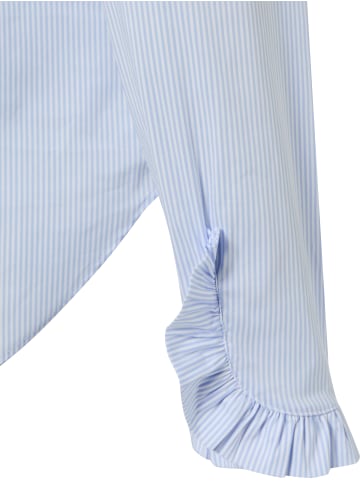 Mos Mosh Bluse MMMattie in hellblau weiß