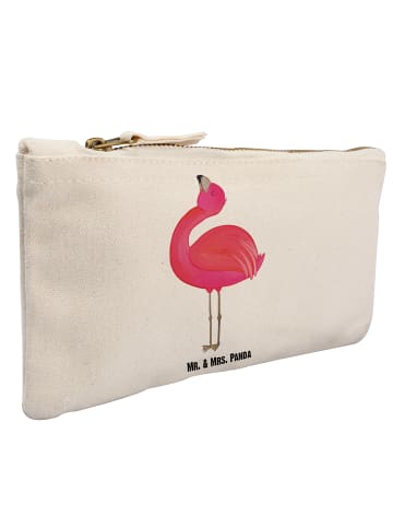 Mr. & Mrs. Panda Stoffbeutel Flamingo Stolz ohne Spruch in Weiß