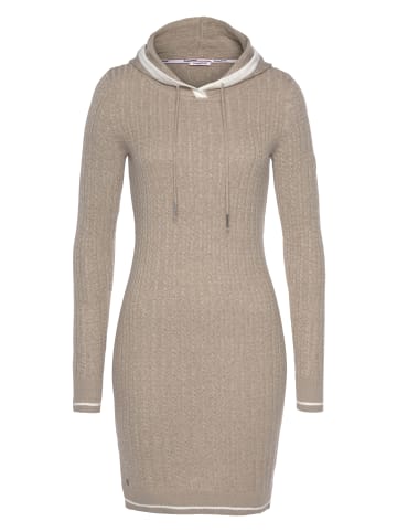 Kangaroos Strickkleid in beige-meliert