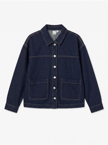 Vero Moda Hemdjacke in Dark Blue Denim