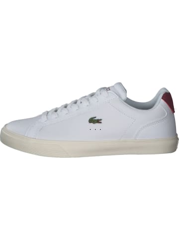 Lacoste Schnürschuhe in WHT / RED