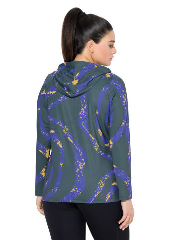 Ulla Popken Langarmshirt in sumpfgrün