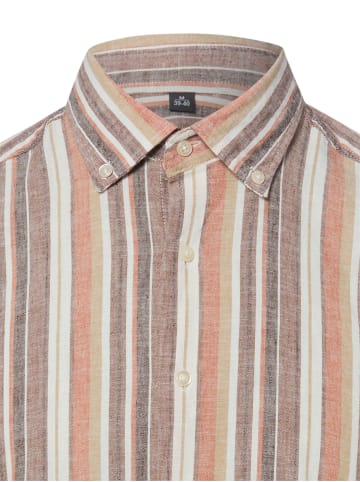 Nils Sundström Hemd in braun beige - 0006