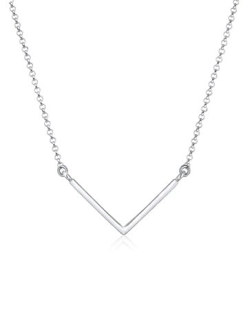 Elli Halskette 925 Sterling Silber Dreieck, Geo, V-Kette in Silber