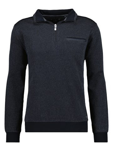 Ragman Stehkragen-Sweater Interlock in Schwarz