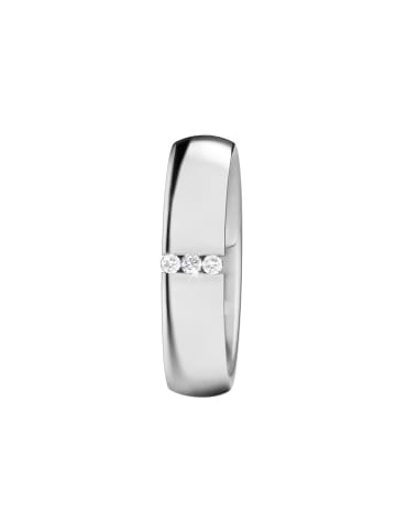 Xen Ring "mit 3 Brillanten 0,06 ct TW/SI" in Silber